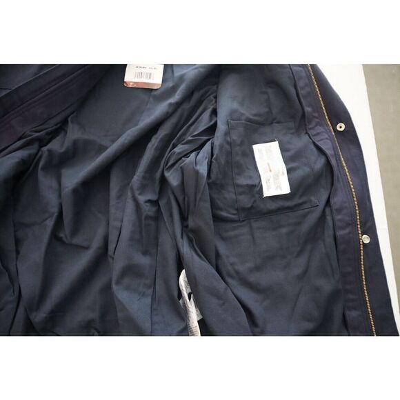 Bulwark JLJ6NV Men's Sz XL Navy DWR Flame Resistant Unlined Bomber Jacket - Picture 11 of 12